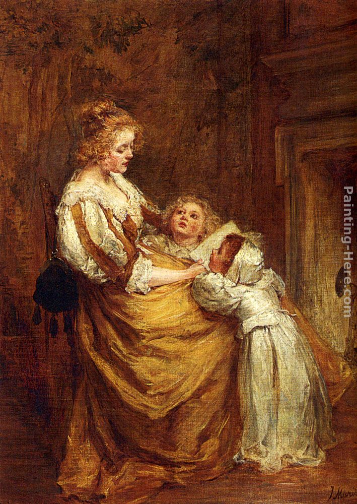 Motherly Love painting - Jacob Henricus Maris Motherly Love art painting